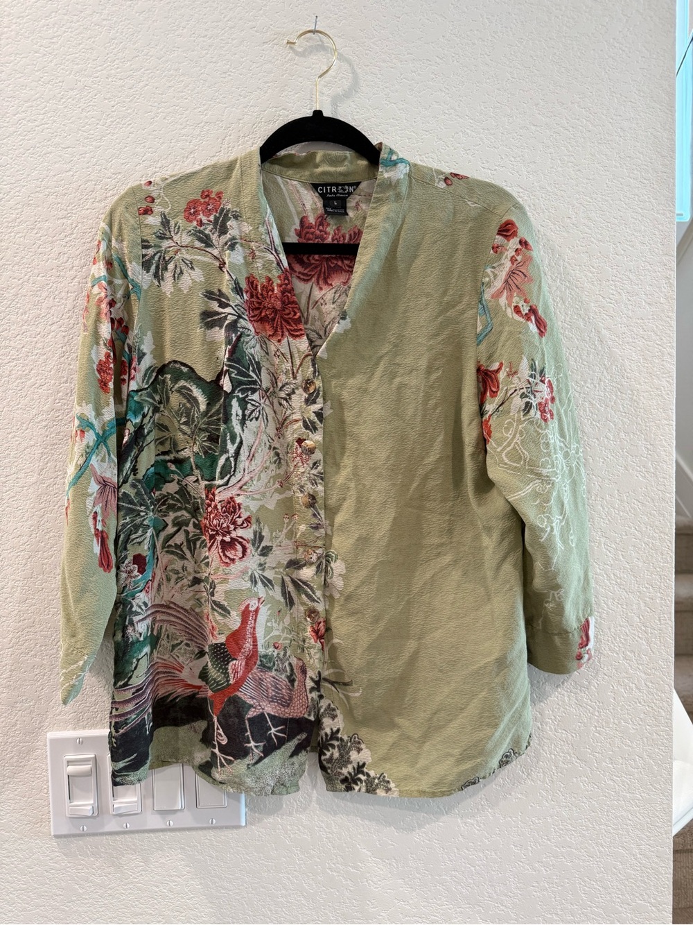Citron Santa Monica silk blouse